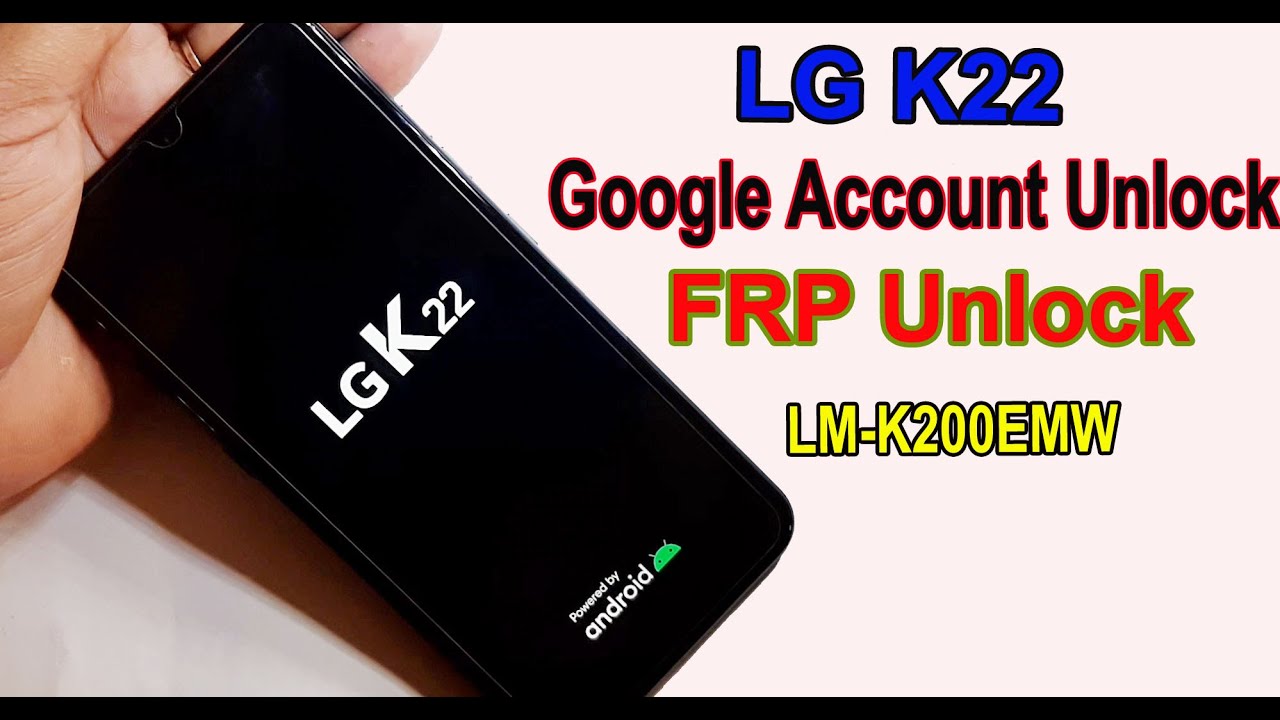 LG K22 FRP Bypass / LG (LM-K200EMW) FRP/Google Account Bypass #2021 NEW