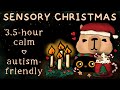 Calming Christmas Ambience for Autism 🎄 Music, Fireplace &amp; Cat Purring
