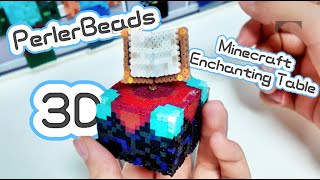 Details Perlerbeads Restores 3D MC Enchantment Table [simple tutorial | book can be rotated] Guide