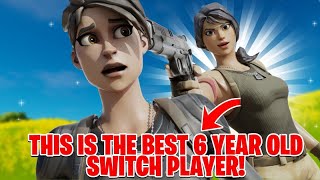 The BEST 6 Year Old FORTNITE SWITCH PLAYER!