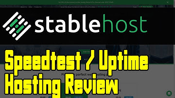 StableHost - Full Review Speed Test/Uptime/Ease of Use/Features/Control Panel/Introduction
