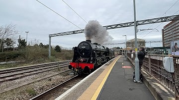 Royal Scot passing Swindon on Saturday 16th March 2024, Slow Motion Video
