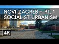Walking Tour: Novi Zagreb, Croatia - Socialist Era Architecture / Urbanism (Part 1) - 4K UHD