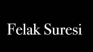 Felak suresi İslam subhi