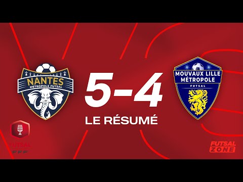 Finale Coupe Nationale : Nantes Métropole Futsal vs Mouvaux Lille Métropole Futsal