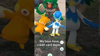 #grookey #quaxly #pawmi #pokemongo #familyguy #shorts