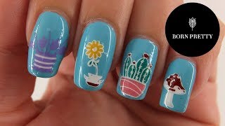 Born Pretty Store Spring Garden - L004 Stamping Plate