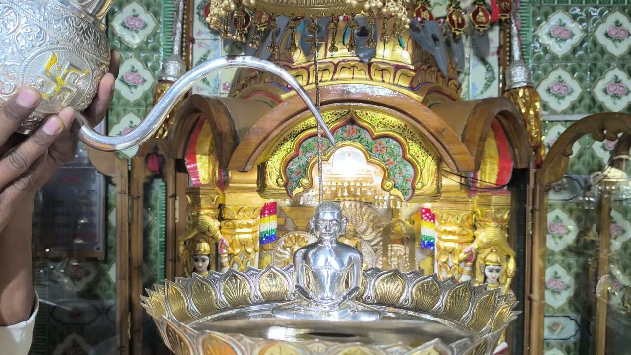 सर्व रोग शोक दुःख भय पीड़ा विनाशक प्रभु जी की शांति धारा जैन मन्दिर मसूरी 🙏🙏🏳‍🌈🏳‍🌈🌿🌿