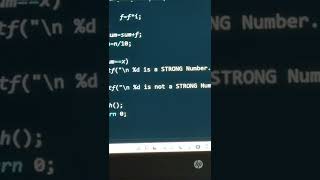 Famous Strong number in C Programming 🌻💮🌻 Wealth