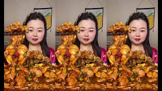 Asmr Mukbang Seafood Delicious Pork Belly Eating Show Chinese Mukbangi吃播Taotao