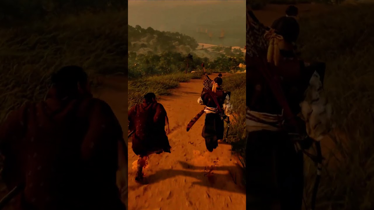 Ghost of Tsushima Samurai Struggles Against Mongols Fighting Like Animals
