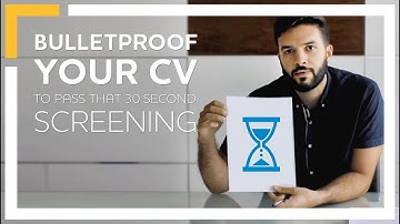 Bulletproof Your CV to Pass That 30 Second Screening – Bayt.com Career Talk | Episode 34