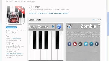 Zombie Piano is Free Zombies Soundboard App for iPhone and iPad