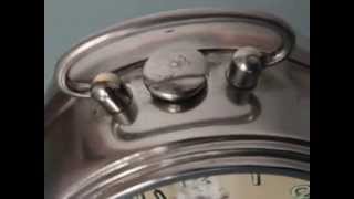 Kienzle Germany Alarm Clock 1940S Vintage Desk Mantel Metal Time-Wised Ebay Bell