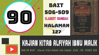 ALFIYAH IBNU MALIK BAIT 506-509 HALAMAN 127 LUGOT SUNDA
