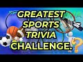 25 Sports Trivia Questions | Greatest Sports Quiz Challenge Football, Basketball, Olympics & More