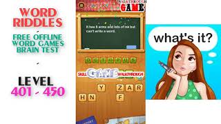 Word Riddles Level 401 - 450 Walkthrough screenshot 2