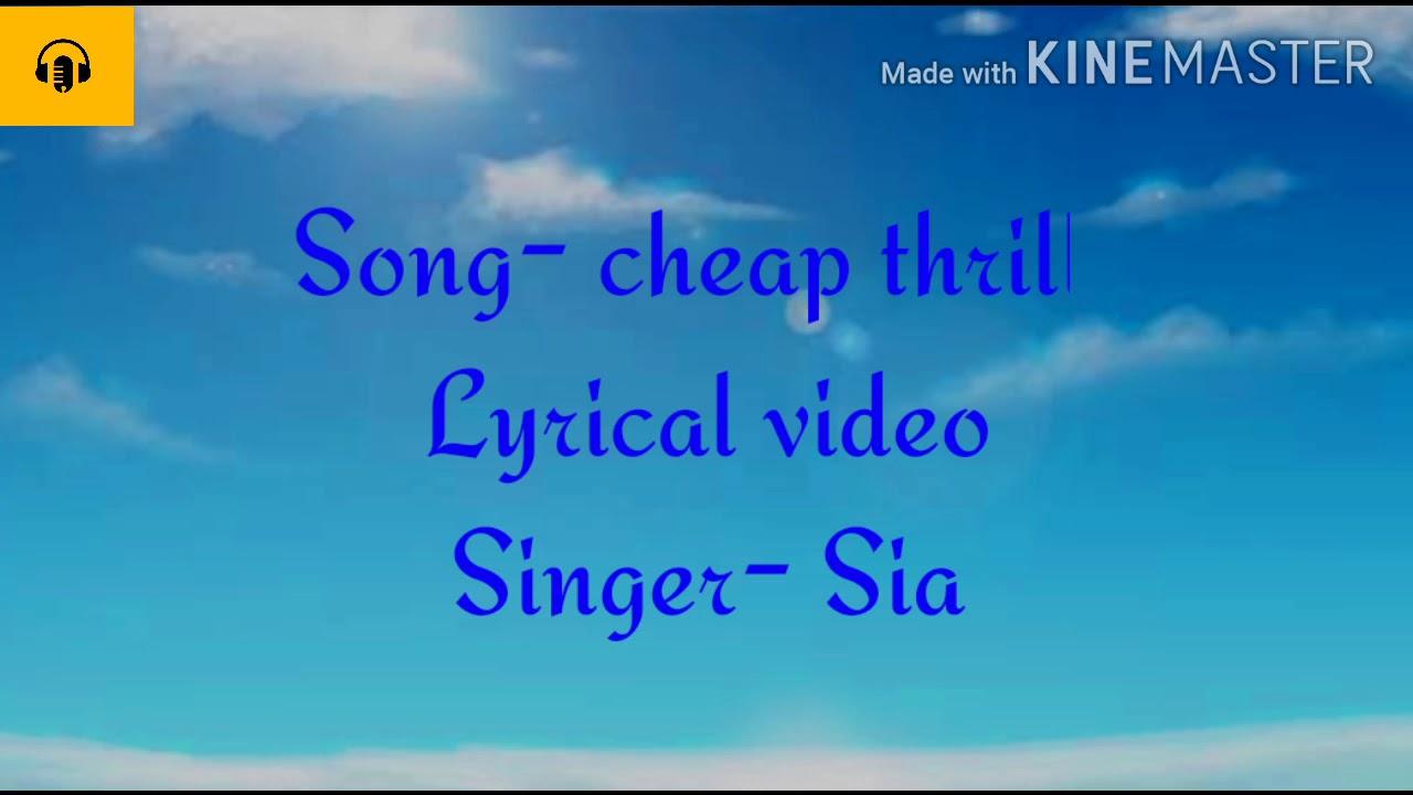 Cheap thrills lyrics YouTube