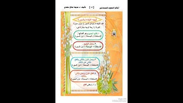 أوجه الابتداء بالسورة / من كتاب (احكام التجويد للمبتدئين/تأليف د. مديحة صالح)