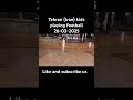Tehran (Iran) kids playing Football peacefully on 26-03-2026