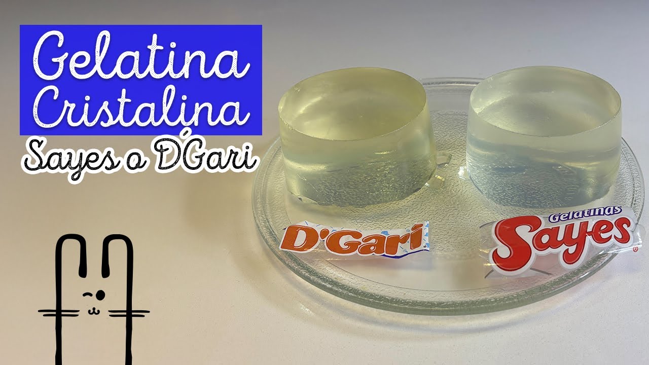 ¿Cuál es la mejor? GELATINA CRISTALINA  | GELATINA TRANSPARENTE | EL BAÚL DE JAVE