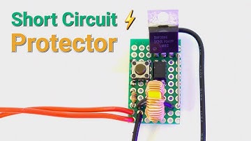 DIY Simple Short Circuit Protection using MosFet IRF3205, BC817 Optocoupler and Ferrite Core Coil