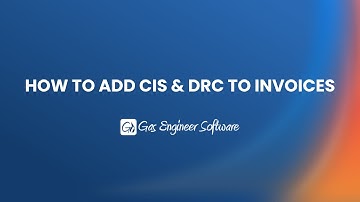 How To Add CIS & DRC To Invoices On Gas Engineer Software