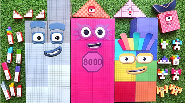 Looking for Numberblocks NEW 9000 Puzzle Tetris Shape | ASMR chirping of birds