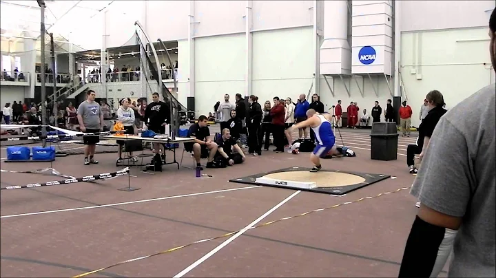 Josh depauw indoor meet 2 Shot throw 1