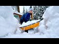 DESTROYING DRYWALL + More SNOW! - Couple Building House Off Grid