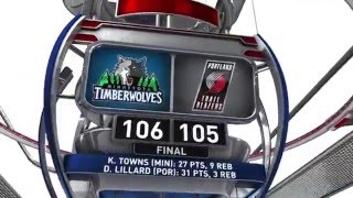 Minnesota Timberwolves vs Portland Trail Blazers - April 9, 2016