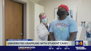 Universities grapple with coronavirus cases