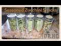 Dehydrating Zucchini Experiment Using 5 Different Cuts