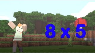 MINECRAFT - MULTIPLICATION TABLE - 8s