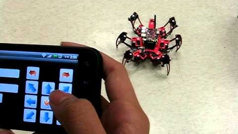 CATCAN Beagleboard xM- Android Hexapod under WiFi control