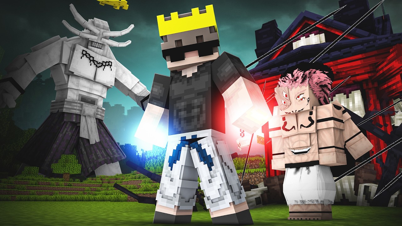 I Turned into SATORU GOJO in 'ANIME ONLY' Minecraft Server!