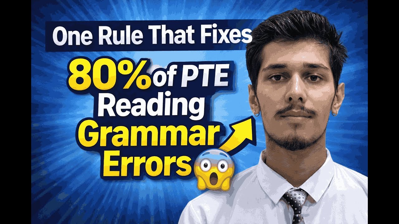 One Rule That Fixes 80% of PTE Reading Grammar Errors 😱 - YouTube