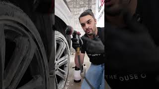 UN-EDITED Wheel cleaning with QUIVR BREAK! #carcleaning #automobile #detailing