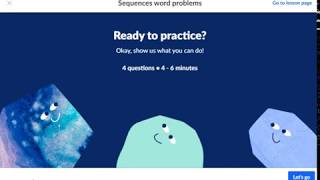 Sequences - Sequences Word Problems