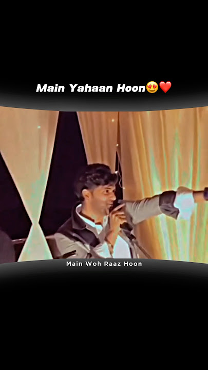 Main Yahaan Hoon - Guru Randhawa❤️😍 #shorts #lyricsdekh01