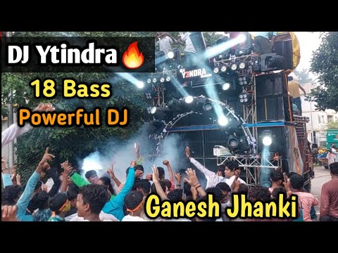 DJ Yatindra powerful 18 Bass  Ganesh Jhaki Bacheli  Full Public 