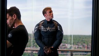 Elevator Fight Scene | 60FPS | Captain America 2 - The Winter Soldier (2014)