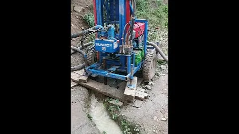 One man water well drilling rigs hf300d-100 sunmoy