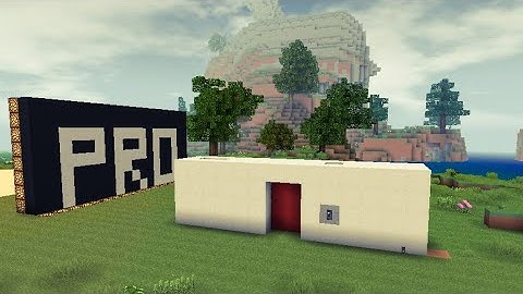 How To Make Sliding Door In Mini Block Craft