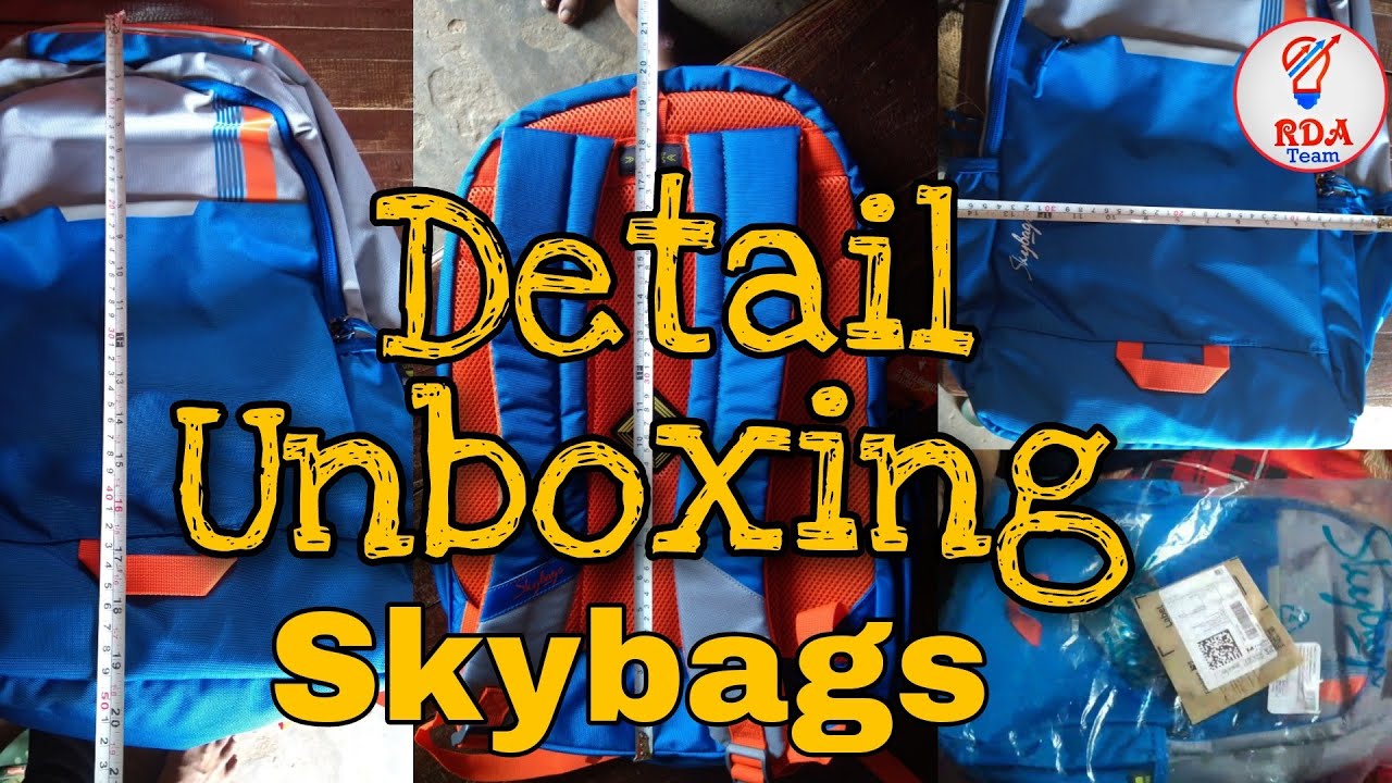 Skybags 30L Unboxing & Review 🔴 Live Best College & School Bag