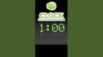 ANIMATED COUNTDOWN timer clock in POWERPOINT.  #tutorial #powerpointanimation #powerpoint