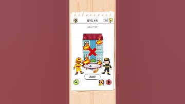 Level 495 - Save her | Brain Test - All stars | #walkthrough #braintest