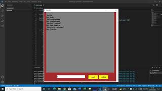 python internship project #chat bot at @The intern Academy screenshot 4