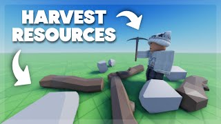 Roblox Resource Harvesting System Showcase