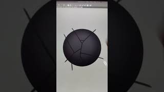 ART TUTORIAL how to draw cracks in rocks